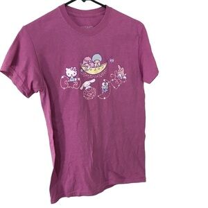 Lootcrate x Hello kitty and friends light purple short sleeve t-shirt
